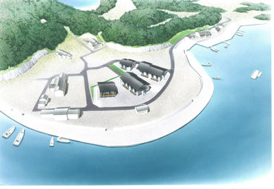 図:朴島完成パース