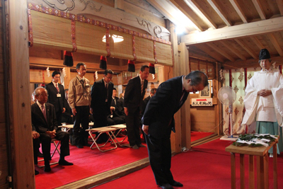 写真:安全祈願祭