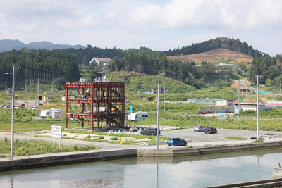 写真：志津川市街地