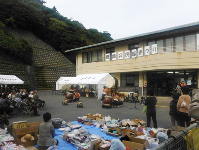 写真:和太鼓演奏