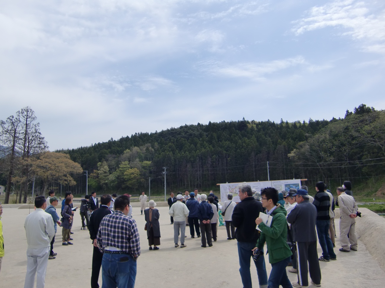 写真：見学会