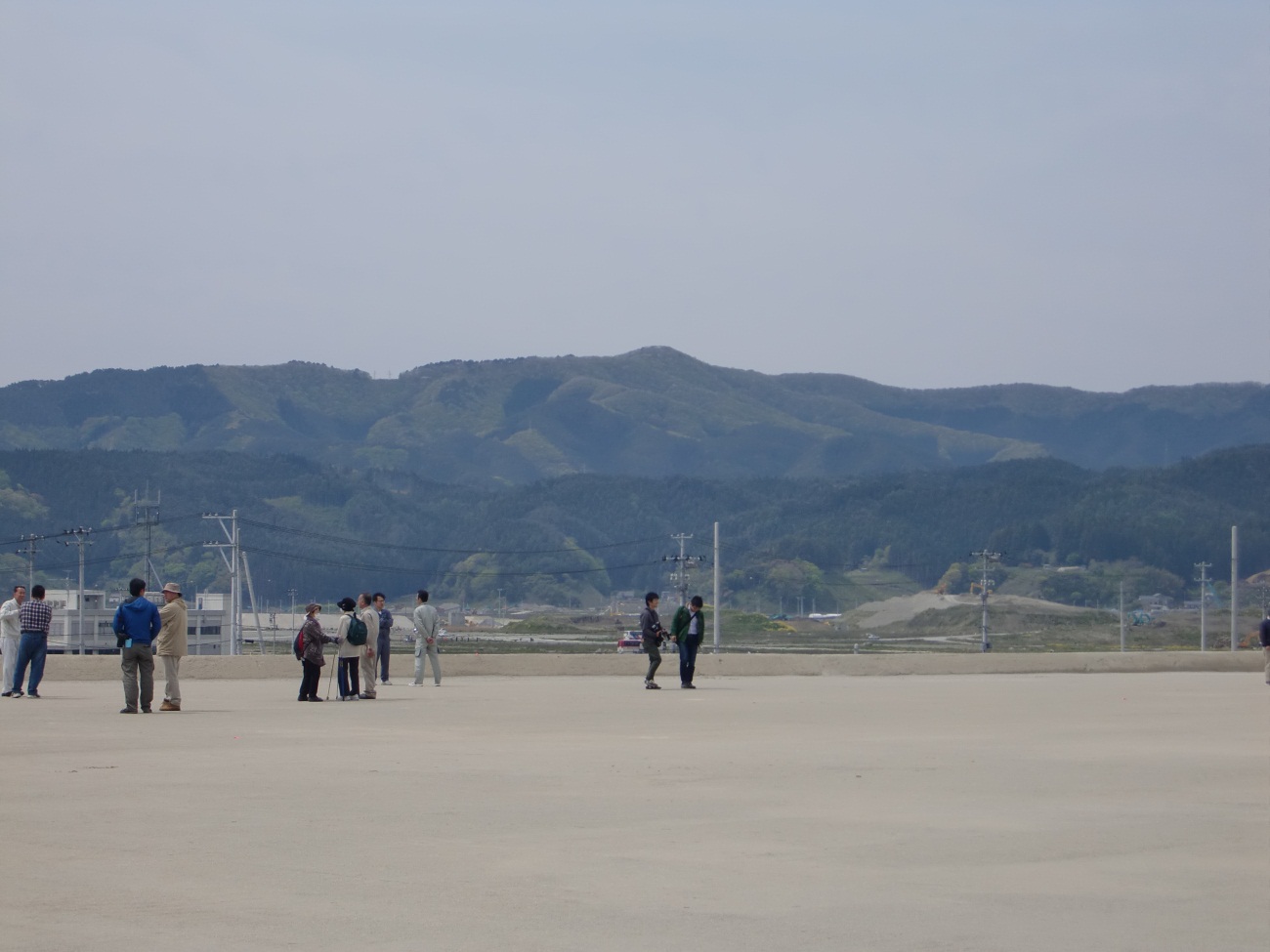 写真：見学風景