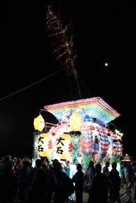 写真：夜の山車