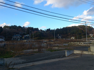 写真：造成前の高台