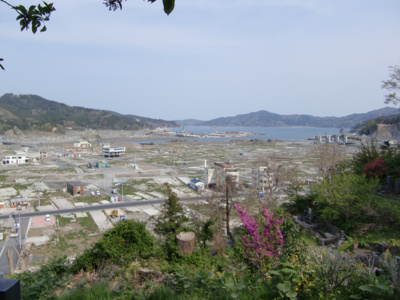 大槌町町方地区の様子