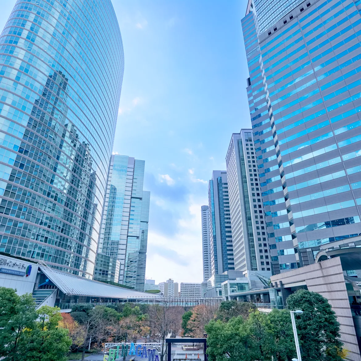品川駅港南口周辺