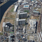千住大橋駅周辺地区の航空写真