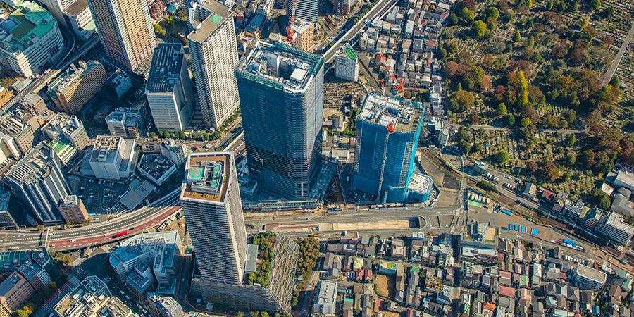 南池袋二丁目C地区の航空写真