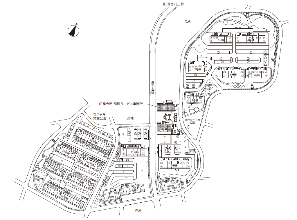 サンラフレ百合ヶ丘 URテナント