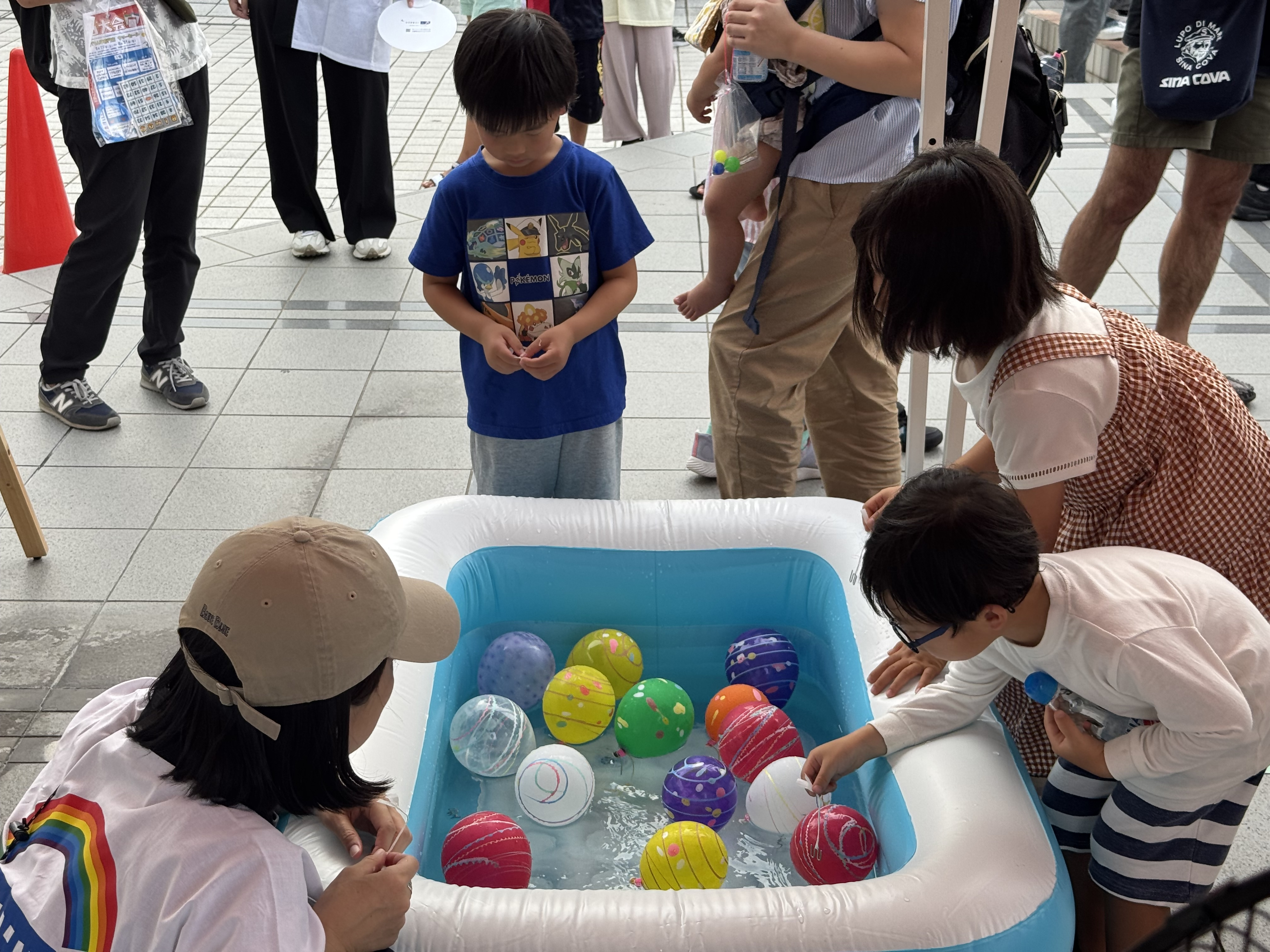 ヨーヨー釣りの様子