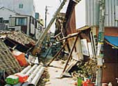 写真:地区の被災状況