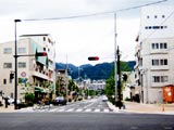 写真:川東線(鳴尾御影線交差点から北側に臨む)