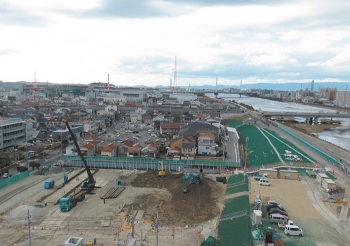 大和川左岸（三宝）地区開発イメージ